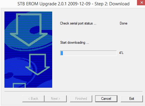stb erom upgrade wrong file software